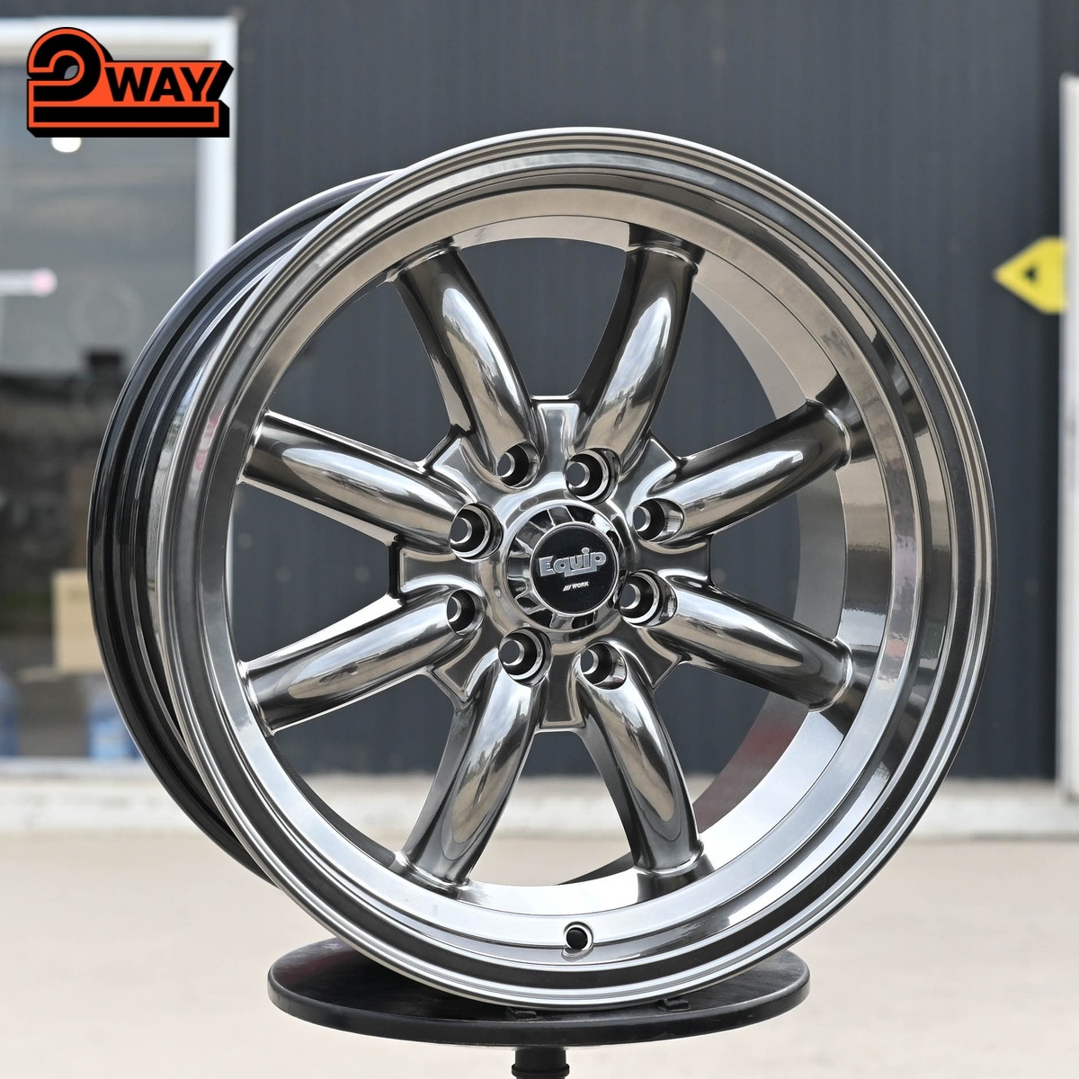 R16 Watanabe Стиль 8.0J ET20 4*100/114.3 Темный хром
