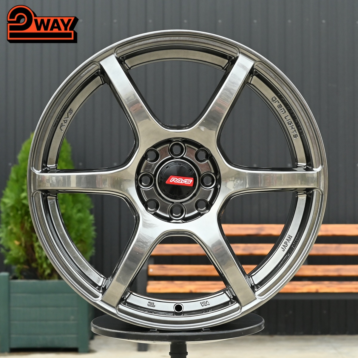 R17 Rays Gram 57C6 Стиль 8.0J ET38 4*100/114.3 Темный хром