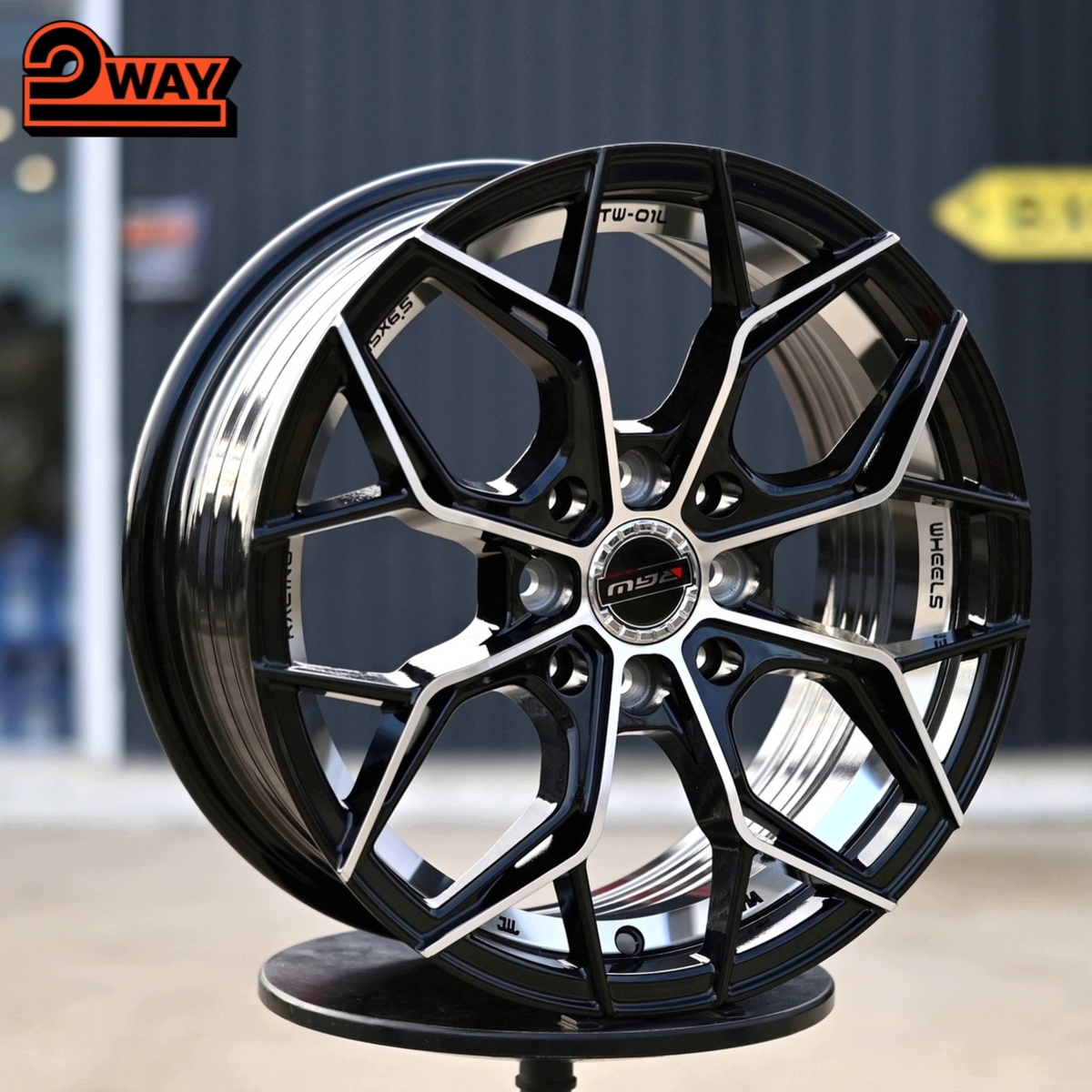 R15 RGW 07 6.5J ET35 4*100/114.3 Черный ФЗ