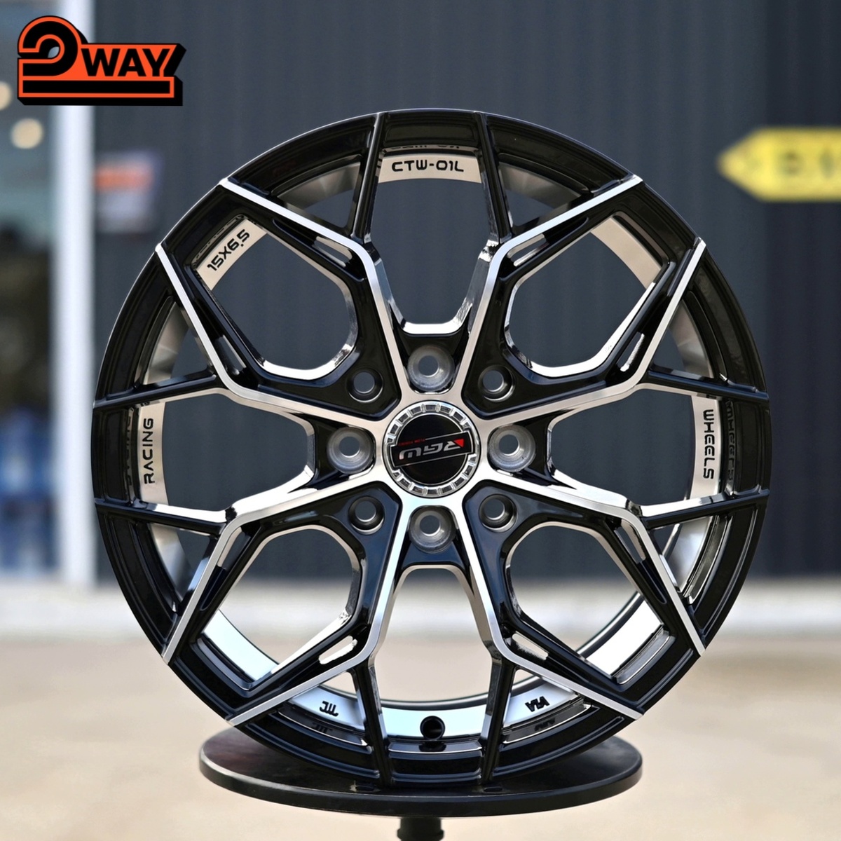 R15 RGW 07 6.5J ET35 4*100/114.3 Черный ФЗ