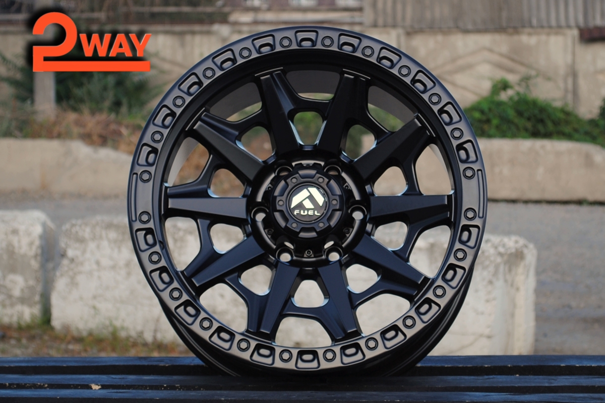 R18 Fuel OFF ROAD Стиль 9.0J ET0 6*139.7 Мат черный