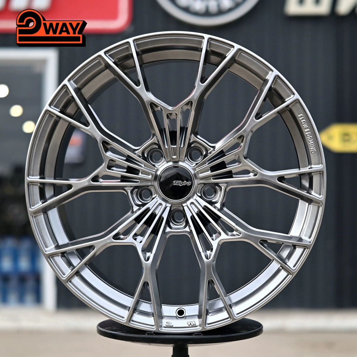 R18 RGW 043 8.0J ET35 5*112 Темный хром