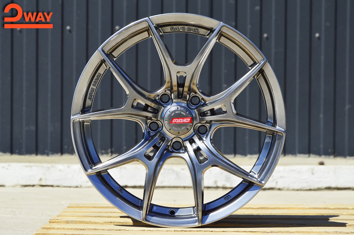 R17 Rays G025 Стиль 7.5J ET35 5*114.3 Темный хром