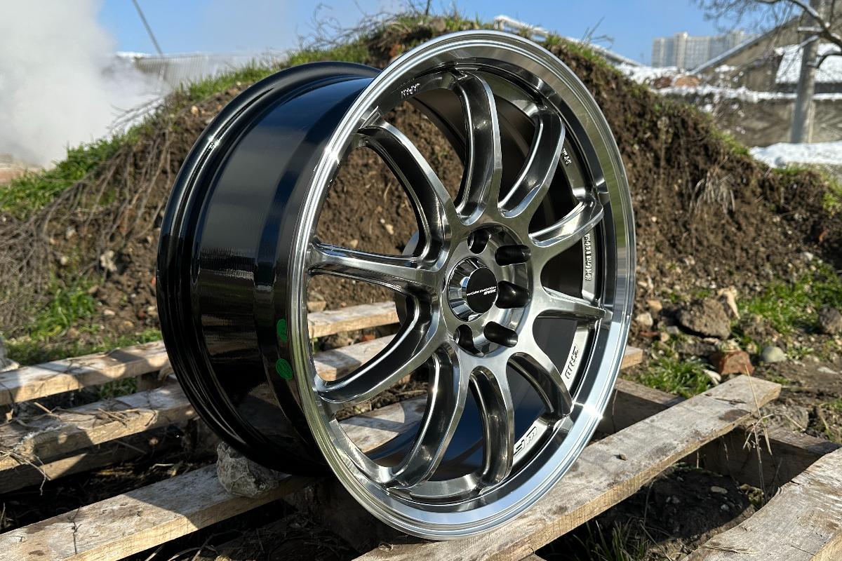 R17 Work Emotion ZR10 Стиль 8.0J ET38 4*100/114.3 Темный хром