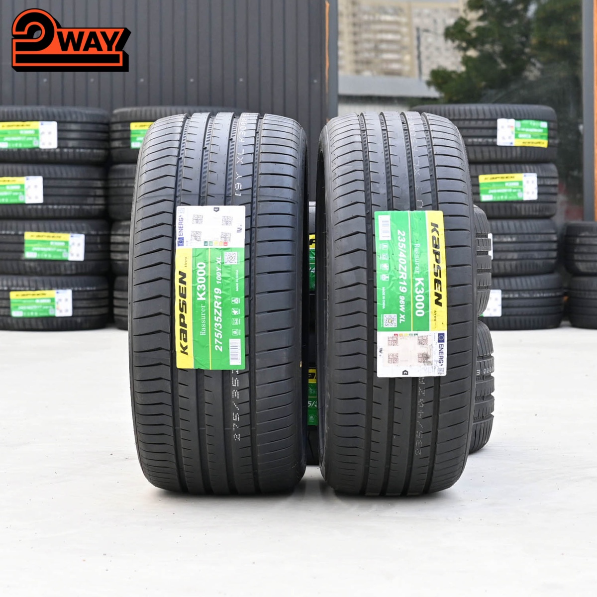 Разноширокие R19 235/40 96W XL и 275/35 100Y XL KAPSEN K3000