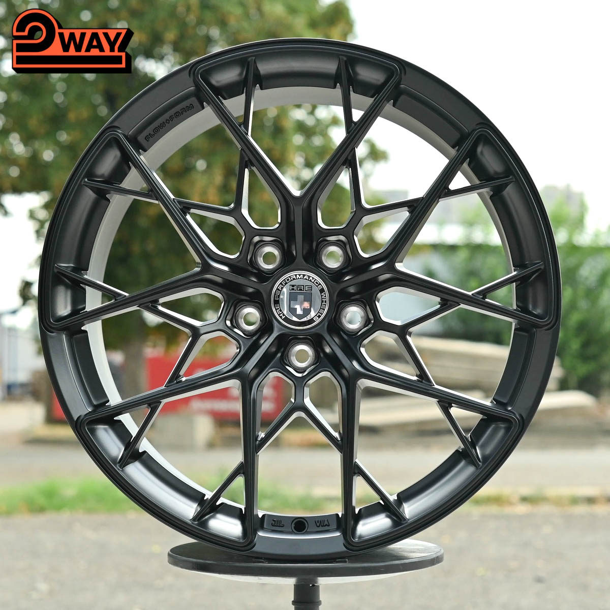 R19 HRE FF10 Стиль 9.5J ET35 5*114.3 Мат черный