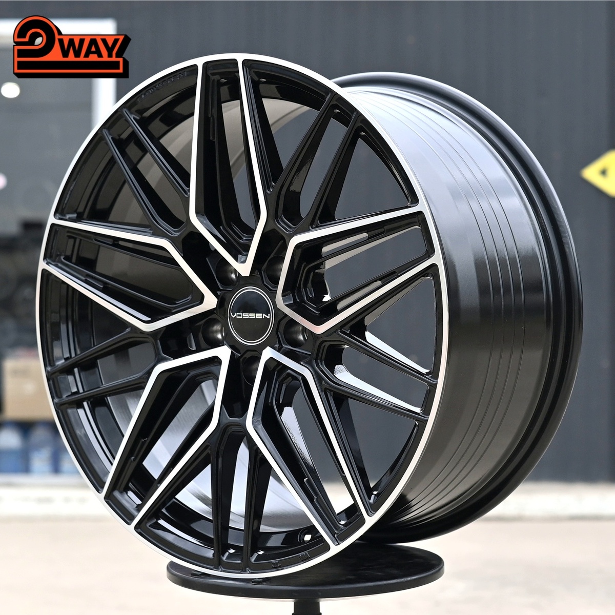 R19 Vossen HF7 Стиль 9.5J ET35 5*120 Черный ФЗ
