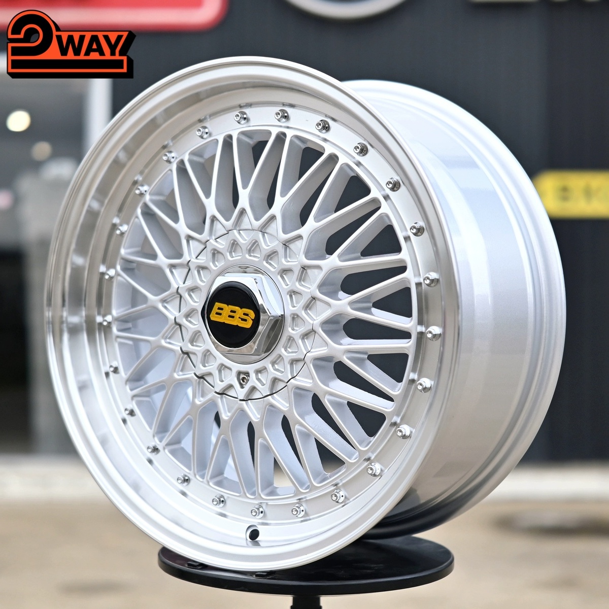R17 BBS RS Стиль 7.5J ET38 5*105 Серебро
