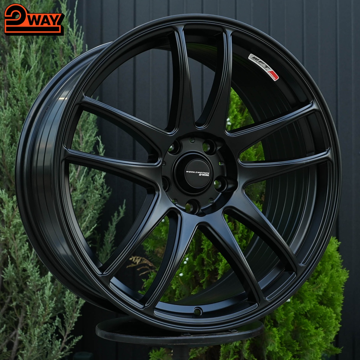 R19 Work CR-Kai Стиль 8.5J ET38 5*112 Мат черный