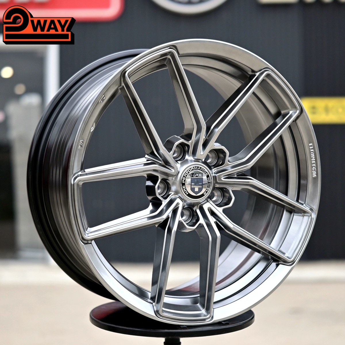 R17 HRE FF21 Стиль 7.5J ET38 5*112 Темный хром