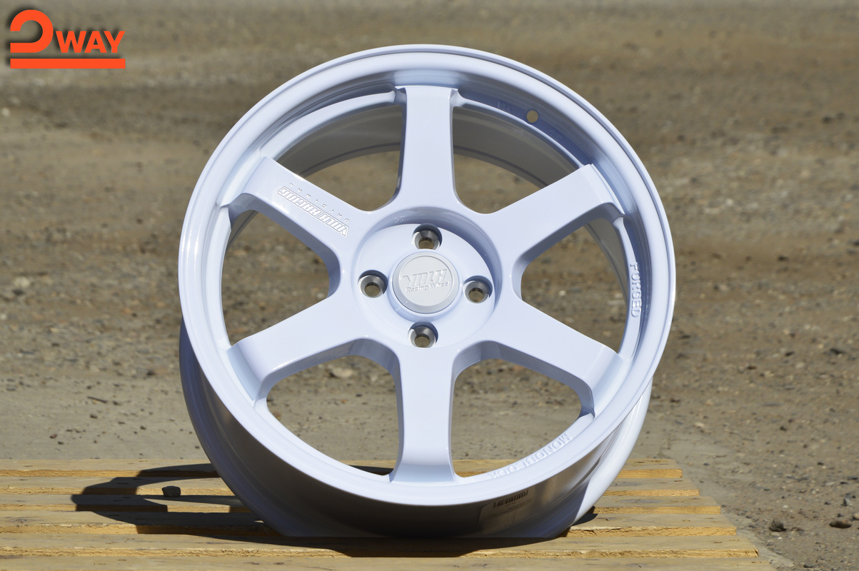 R17 Volk Racing TE37SL Стиль 7.5J ET40 4*100 Белый
