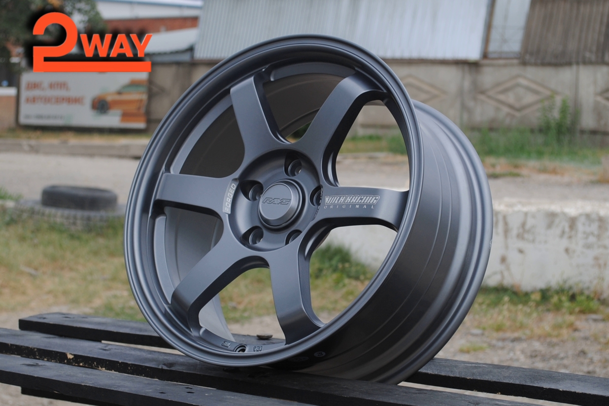 R17 Volk Racing TE37SL Стиль 7.5J ET35 5*114.3 Мат графит
