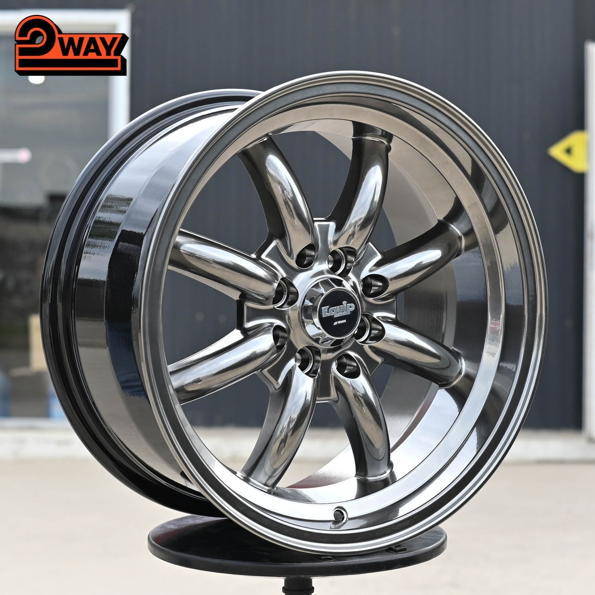 R16 Watanabe Стиль 8.0J ET20 4*100/114.3 Темный хром