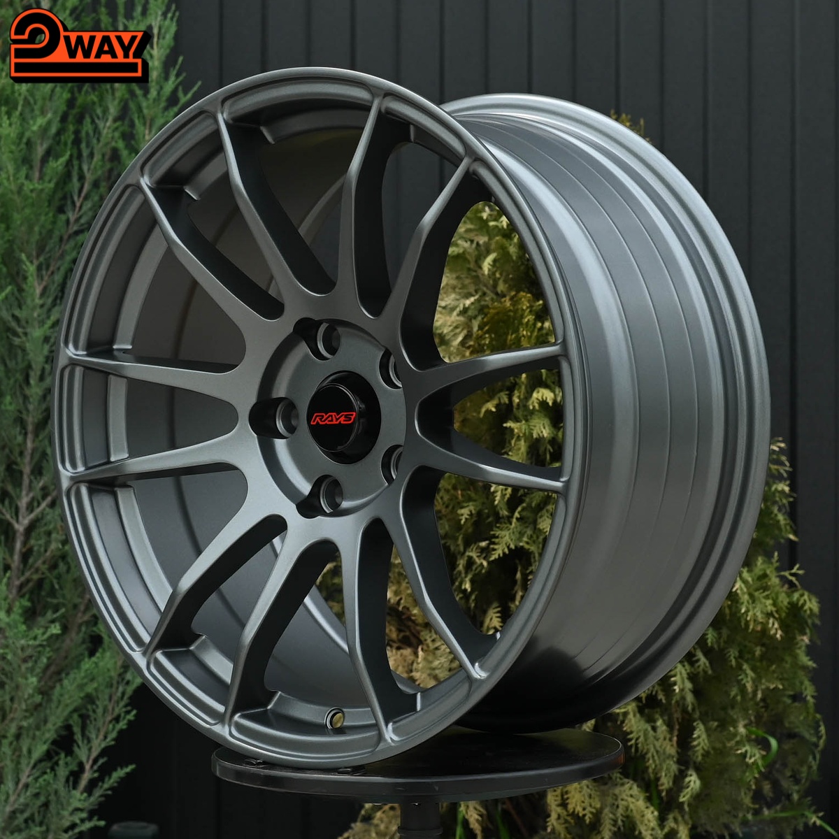 R17 Rays Gram 57Xtreme Стиль 8.0J ET35 5*100 Графит