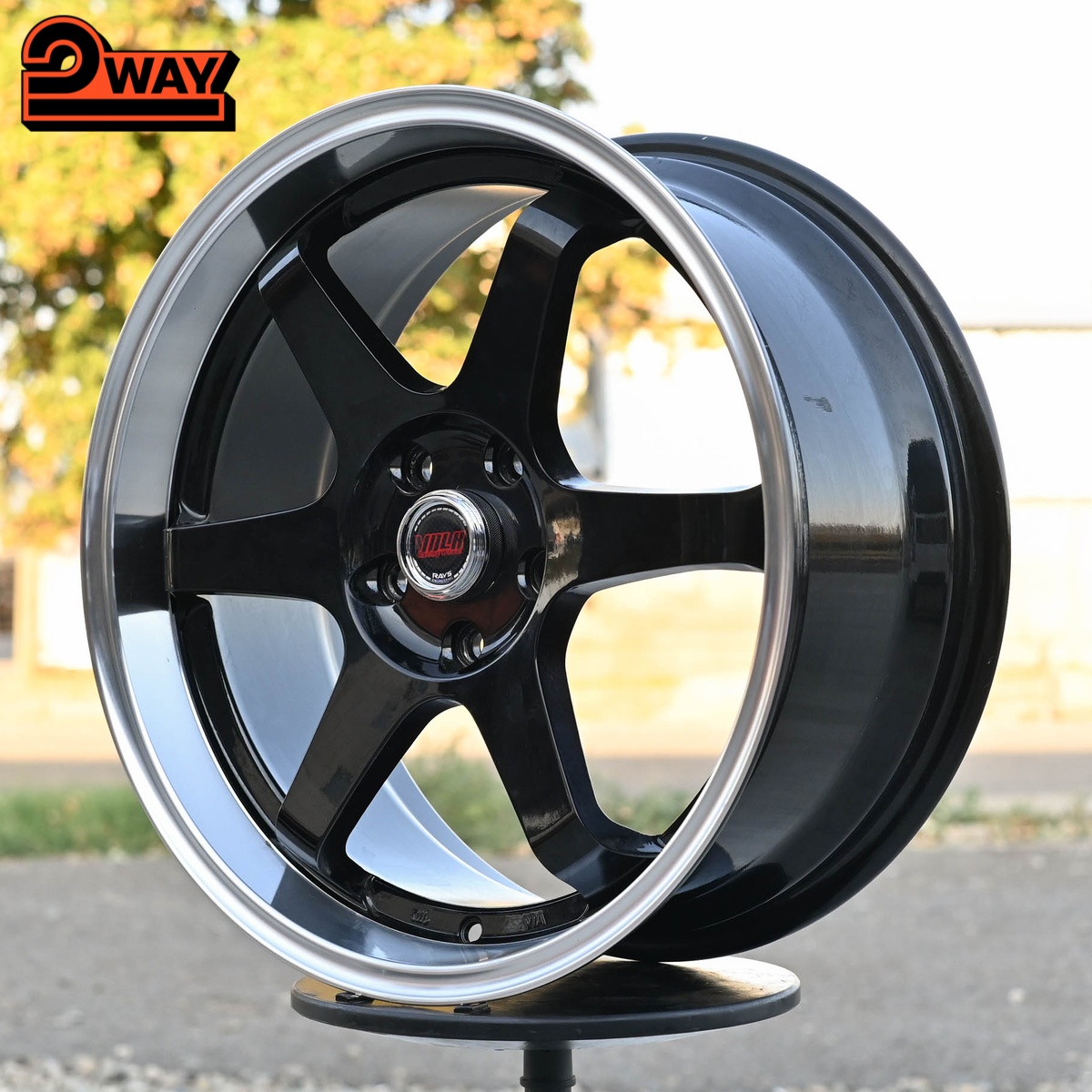 R18 Volk Racing TE37SL Стиль 8.0J ET38 5*112 Черный