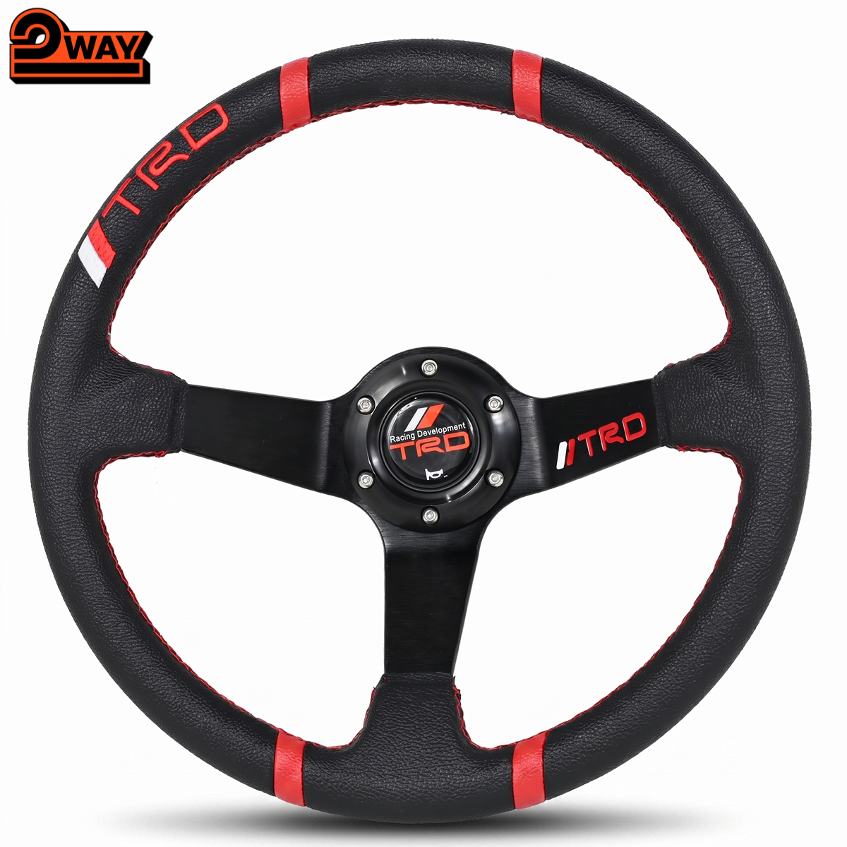 Руль TRD style вынос кожа