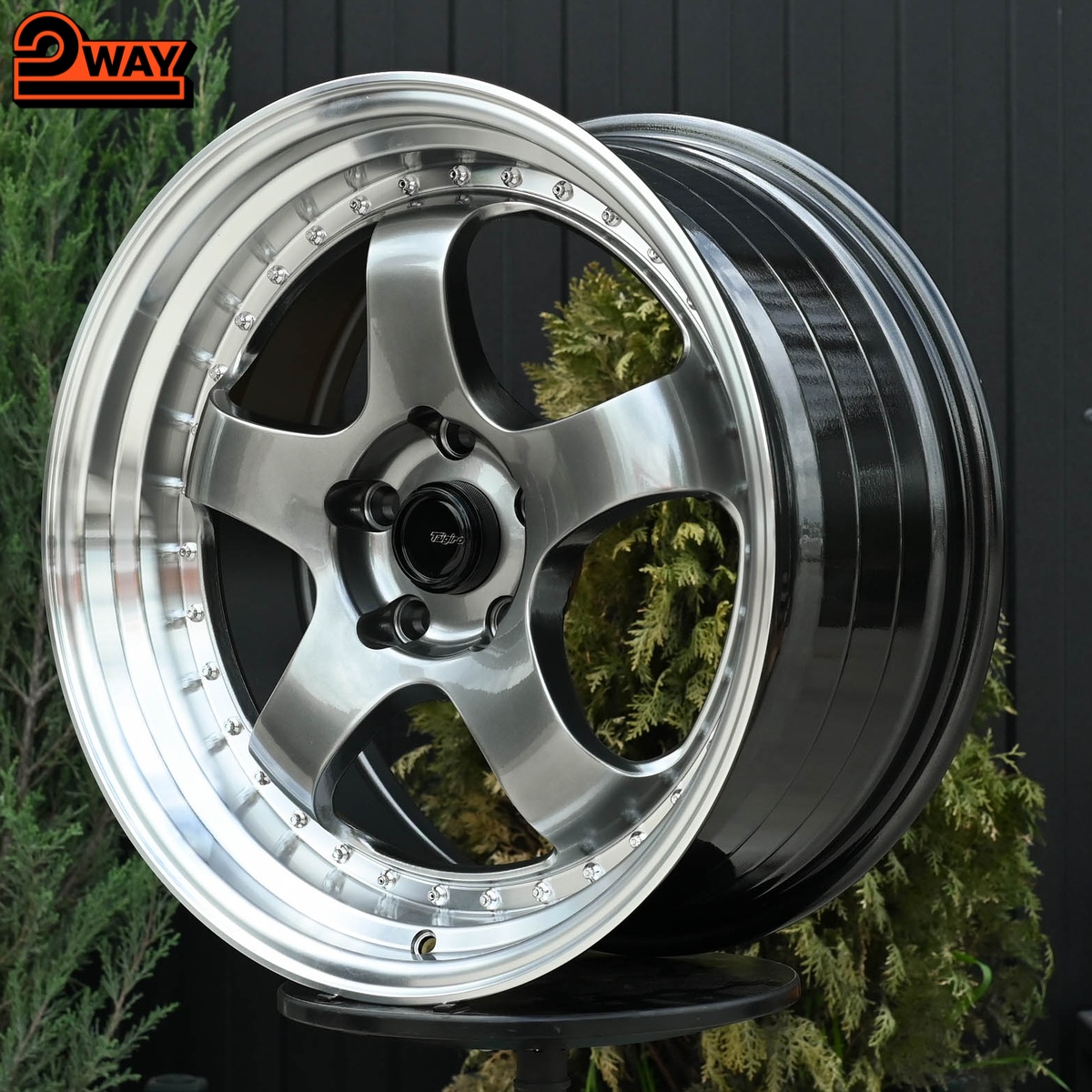 R18 Work Meister Стиль 8.5J ET30 5*114.3 Темный хром
