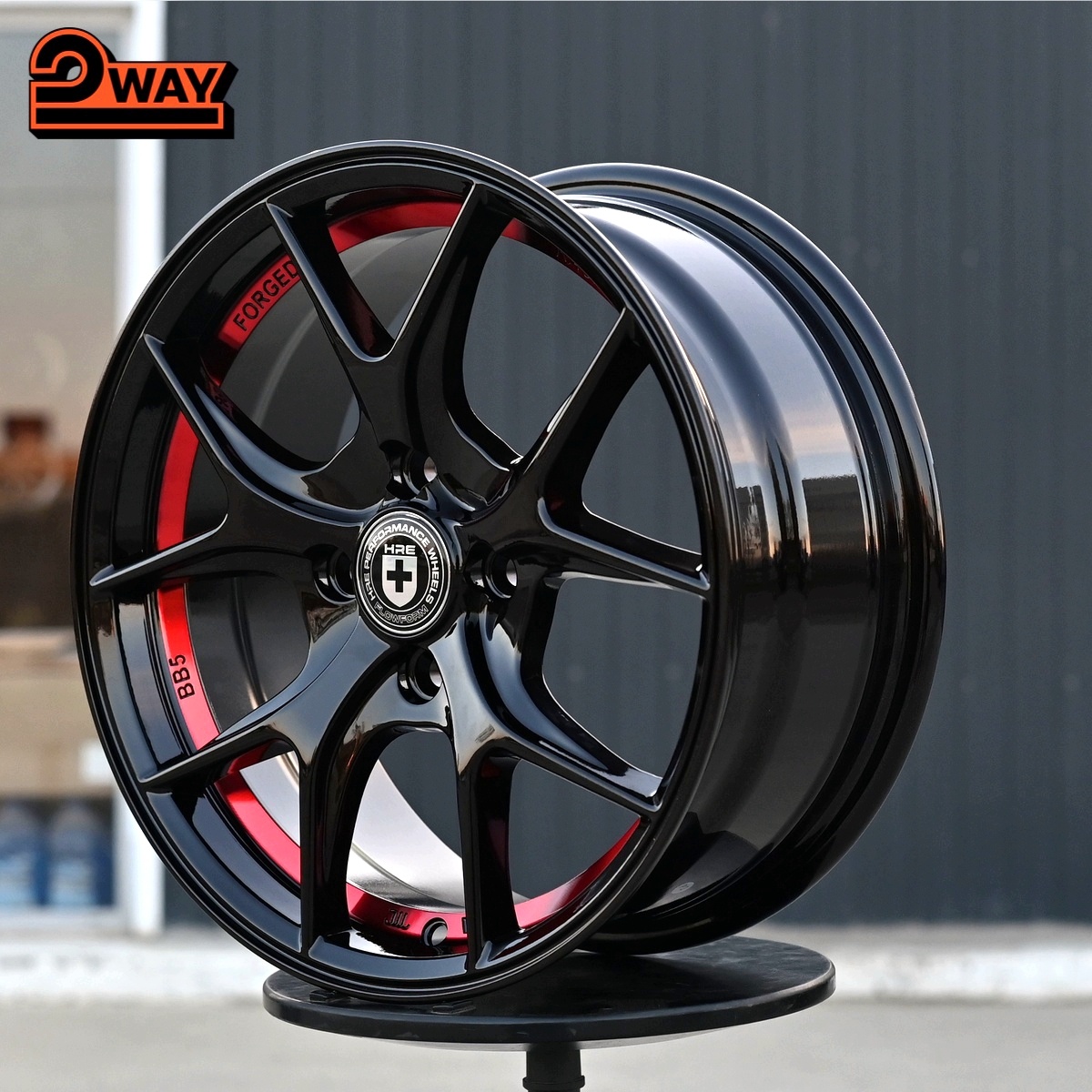 R15 BBS CI-R Стиль 6.5J ET35 4*100 Черный с красным