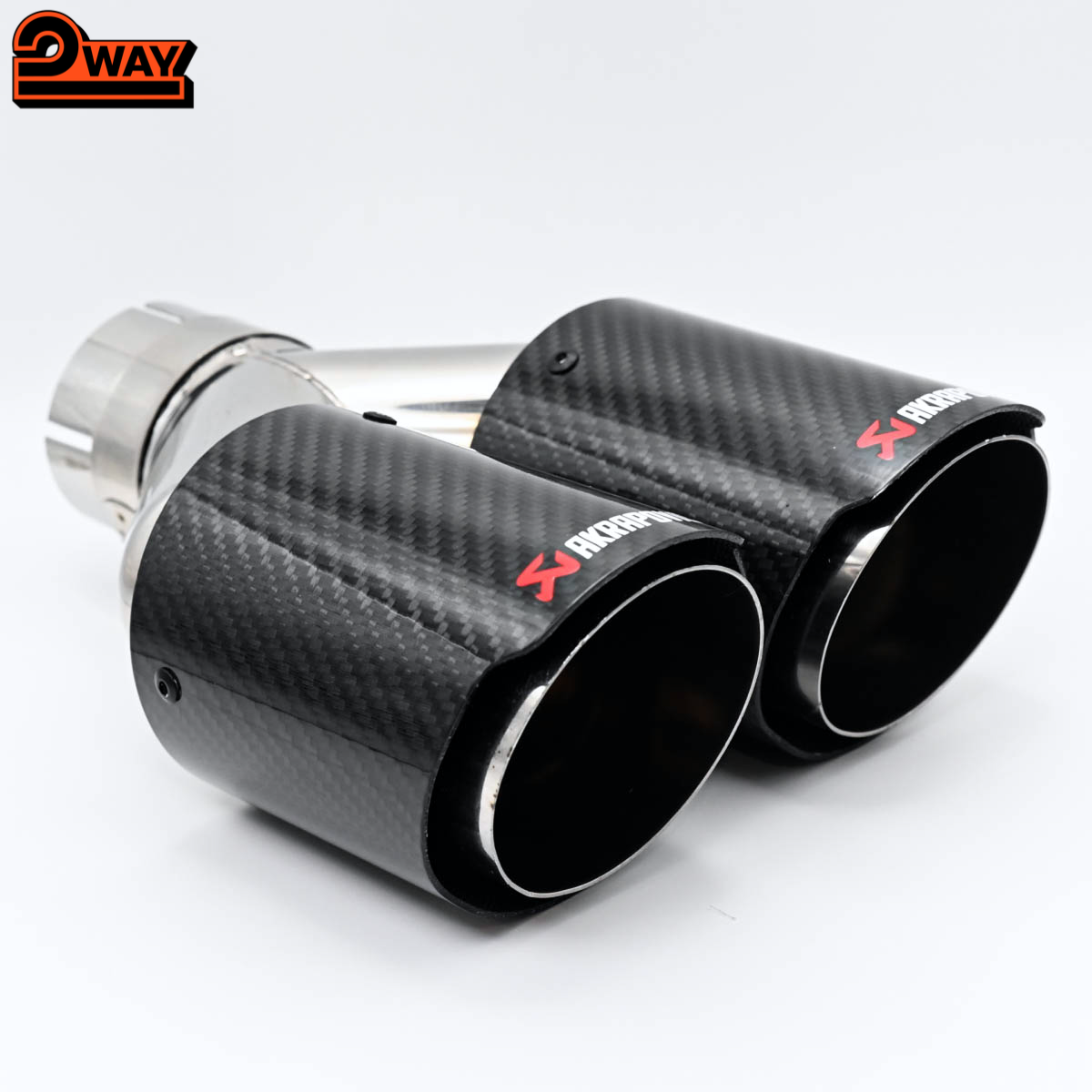 Насадка Akrapovic двойная №141 63*89