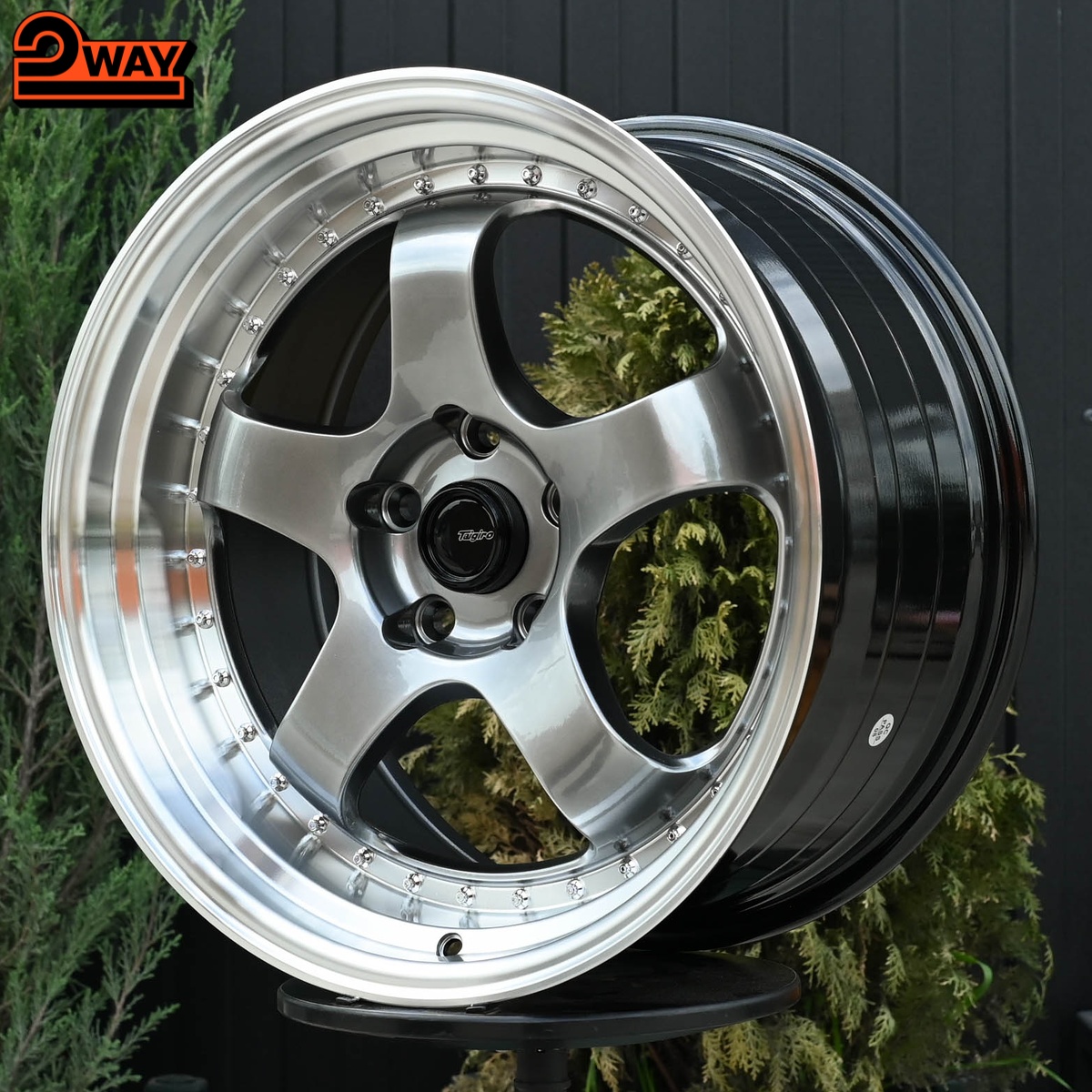 R18 Work Meister Стиль 9.5J ET35 5*114.3 Темный хром