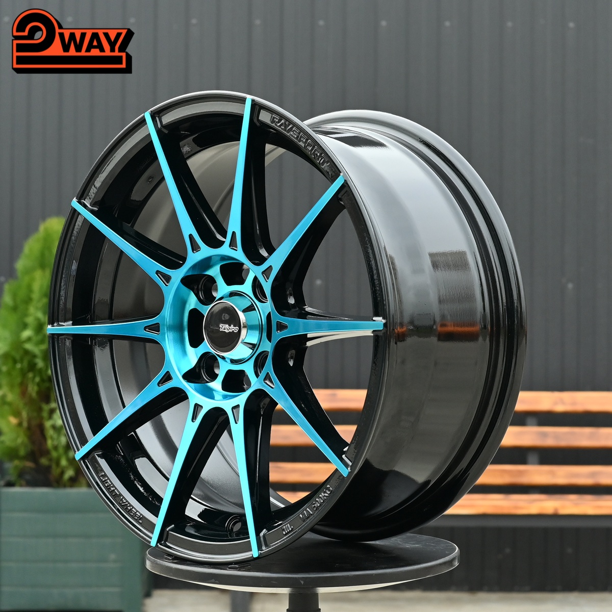 R15 Taigiro Web 7.0J ET35 4*100 Синий