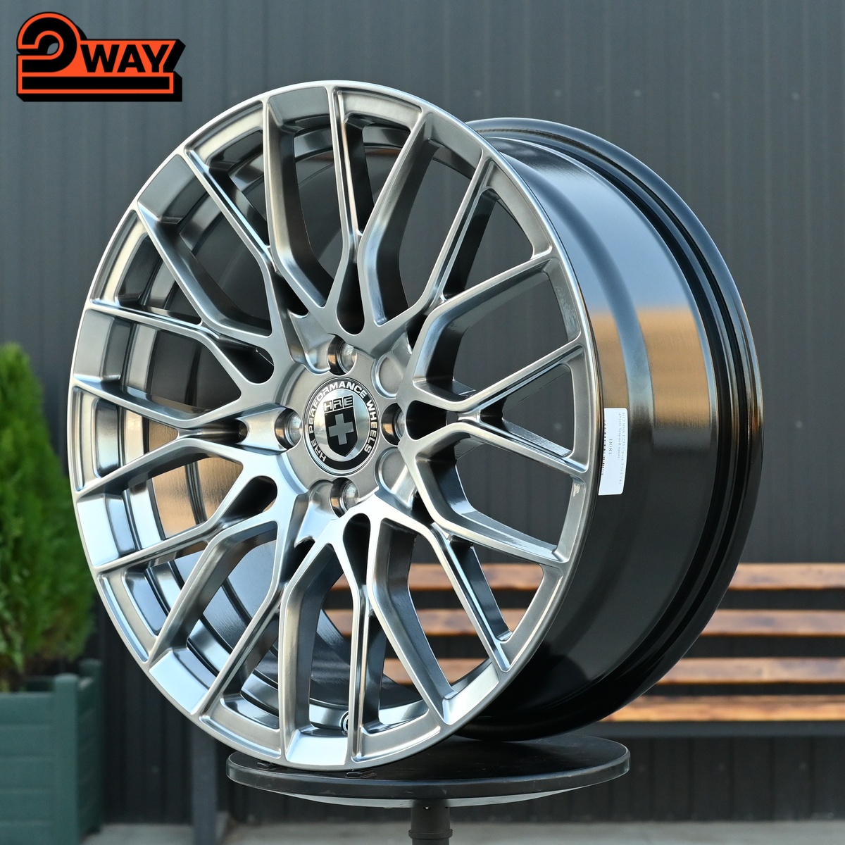 R17 HRE E235 Стиль 7.5J ET40 4*100 Темный хром