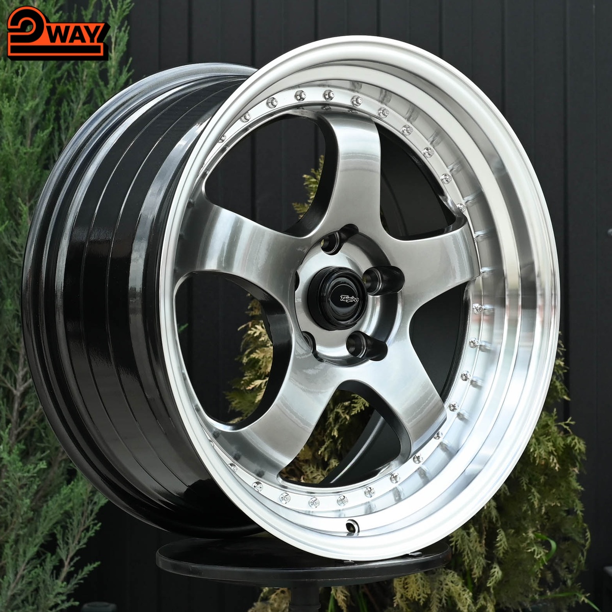 R18 Work Meister Стиль 8.5J ET30 5*114.3 Темный хром