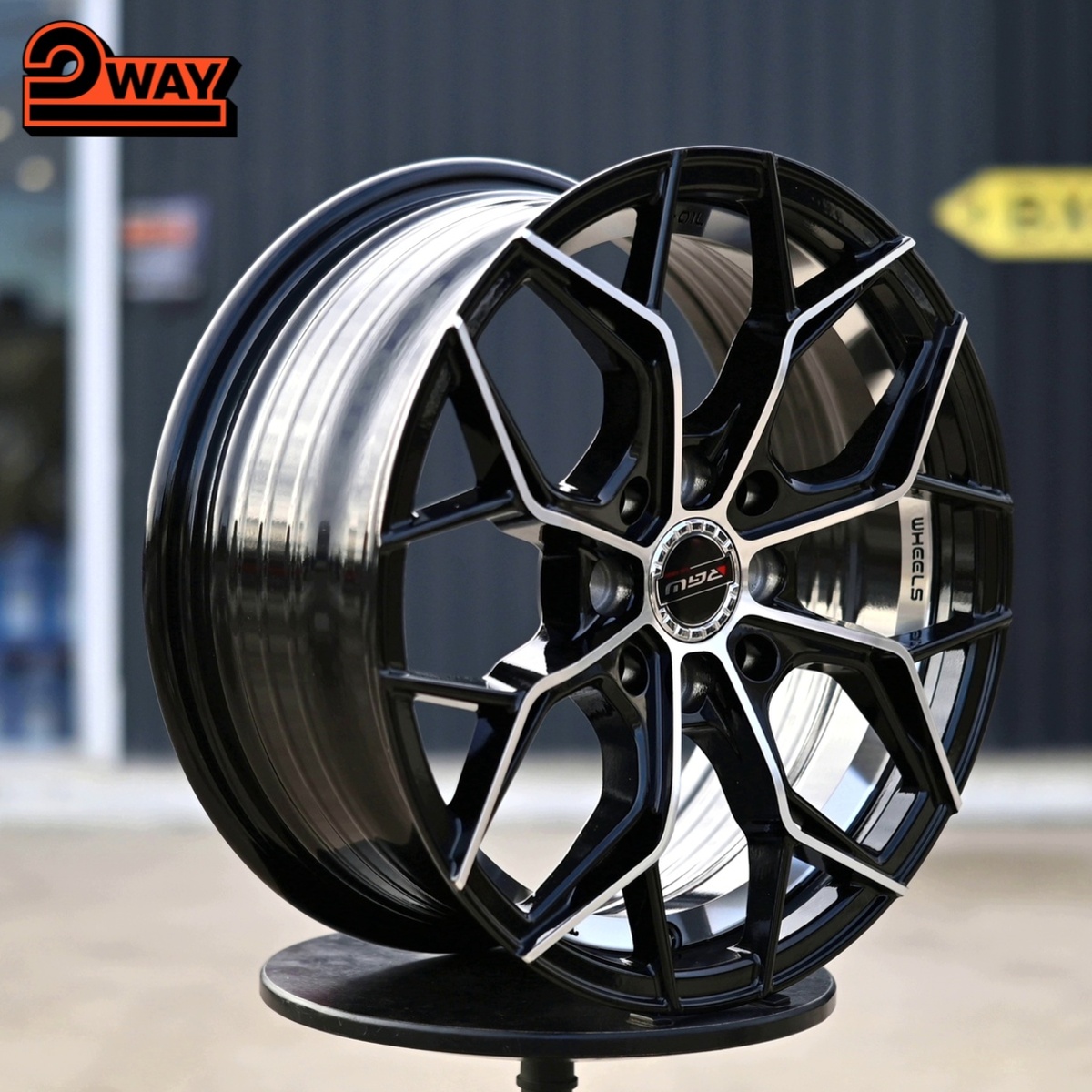 R15 RGW 07 6.5J ET35 4*100/114.3 Черный ФЗ