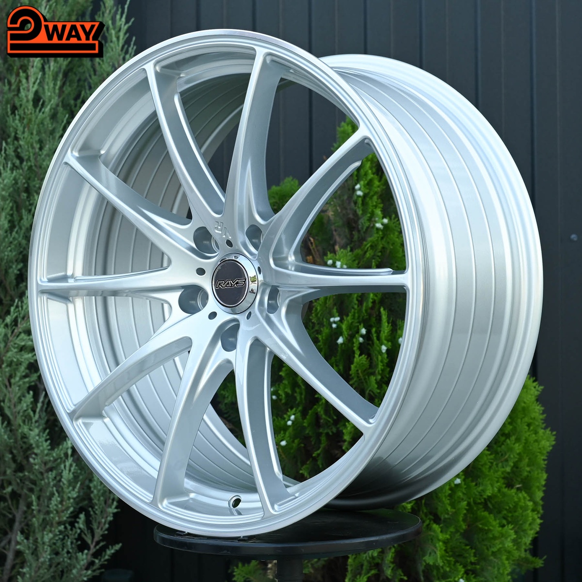 R19 Rays G25 стиль 8.5 ET38 5*114.3 Серебро