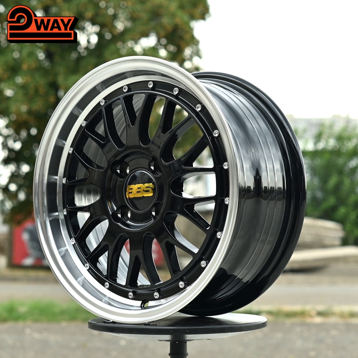 R15 BBS LM Стиль 6.5J ET38 4*100 Черный