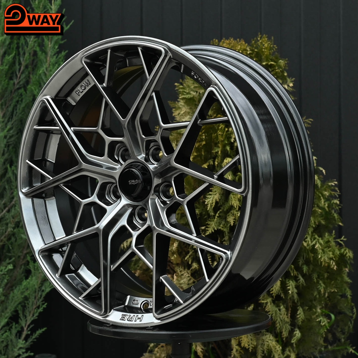 R16 HRE FF10 Стиль 6.5J ET38 5*100 Темный хром