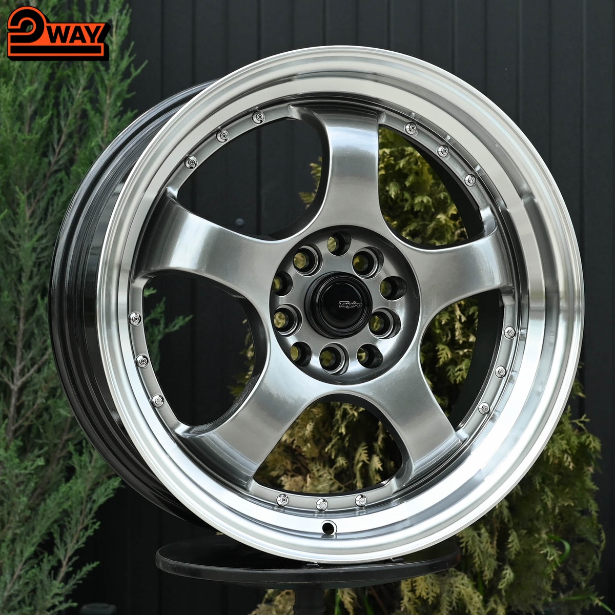 R17 SSR SP1 Стиль 7.5J ET38 5*100/114.3  Темный хром