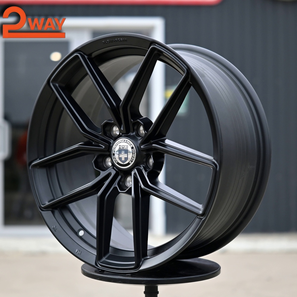 R17 HRE FF21 Стиль 7.5J ET38 5*114.3 Мат черный