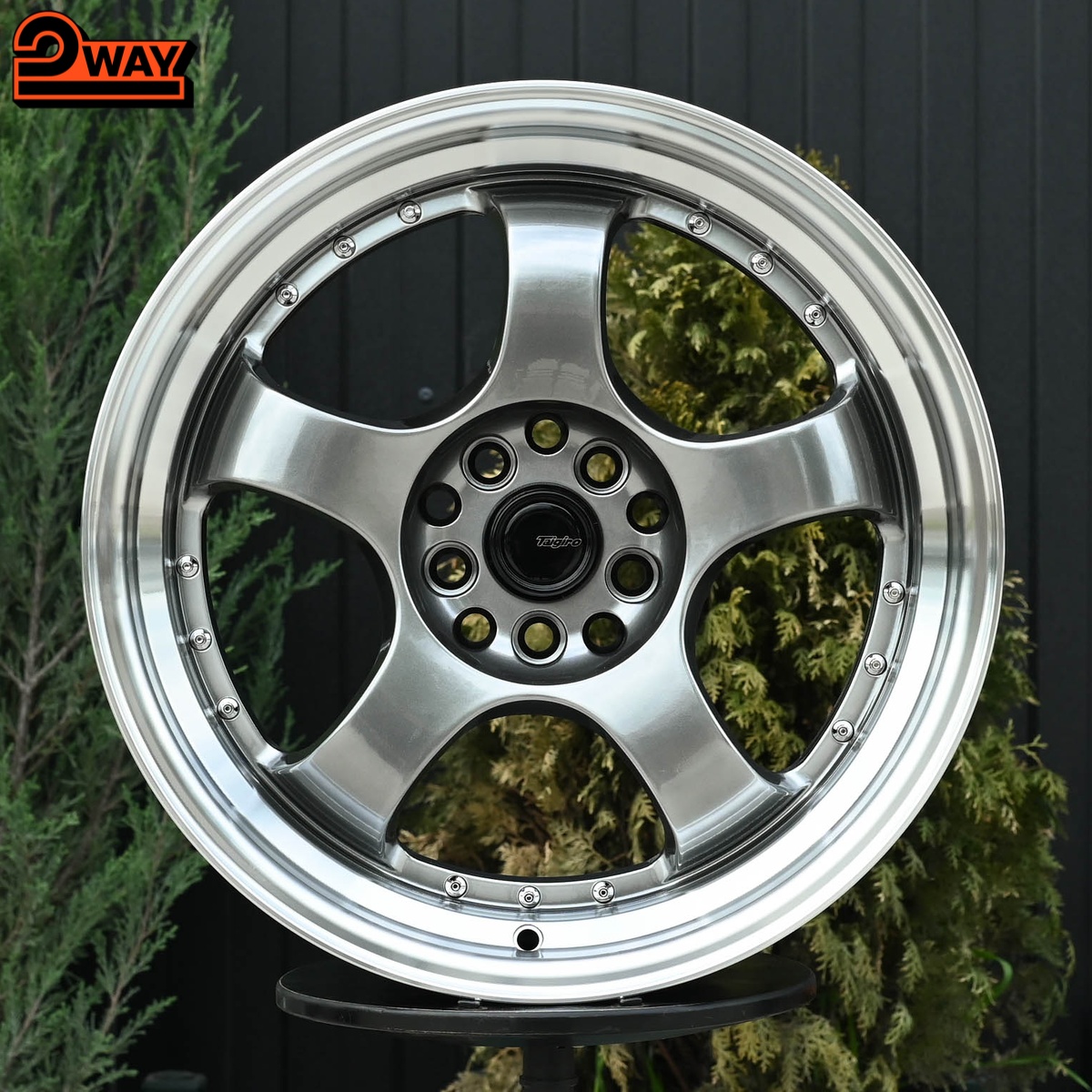 R17 SSR SP1 Стиль 7.5J ET38 5*100/114.3  Темный хром