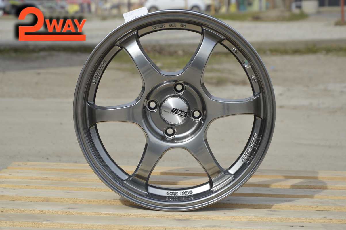 R16 SSR Type-C Стиль 7.0J ET35 4*100 Темный хром