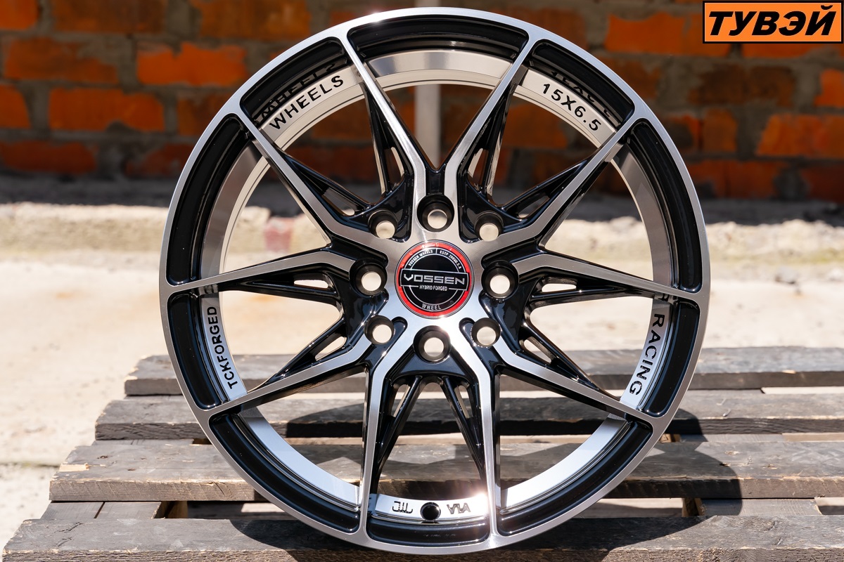R15 RGW 8809 6.5J ET38 4*100/114.3 Черный ФЗ