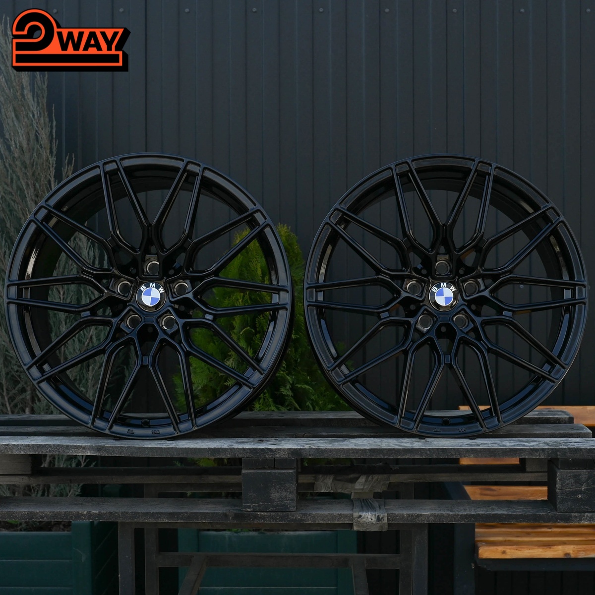 Разноширокие R19 Taigiro M-Стиль 5*120 Черный глянец