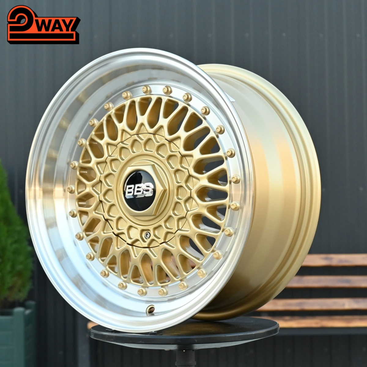 R15 BBS RS Стиль 7.0J ET20 4*98/100 Золото