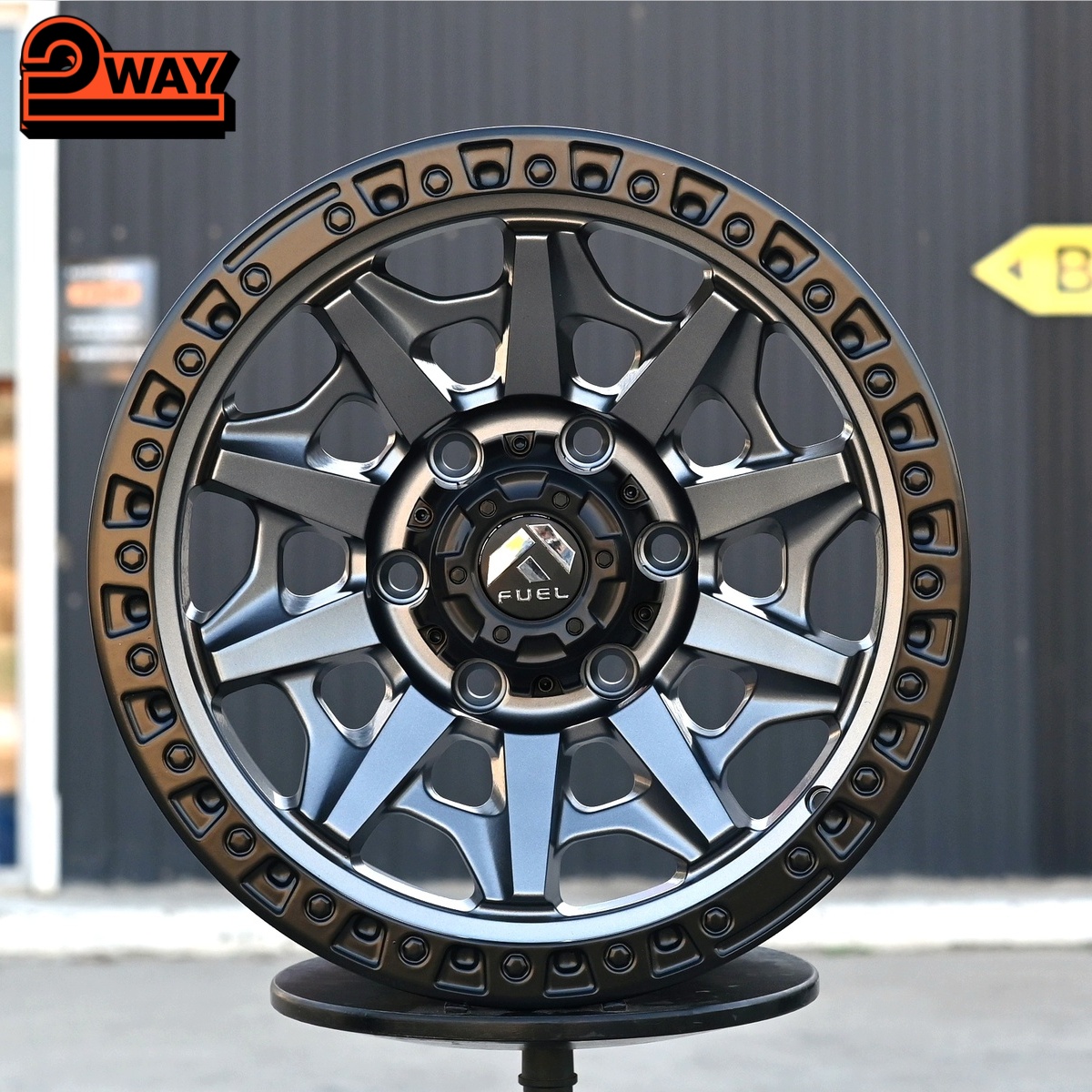 R16 Fuel OFF ROAD Стиль 8.0J ET0 6*139.7 Мат графит