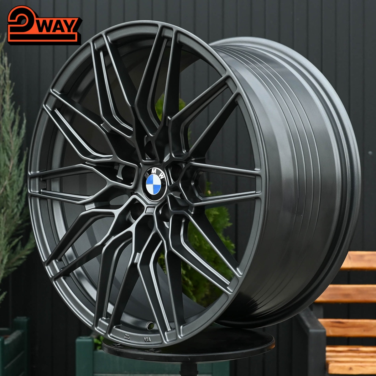 R19 Taigiro M-Стиль 9.5J ET35 5*112 Графит