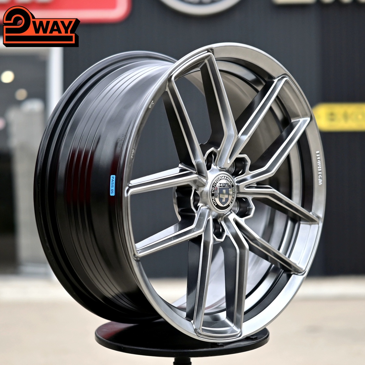 R17 HRE FF21 Стиль 7.5J ET38 5*112 Темный хром