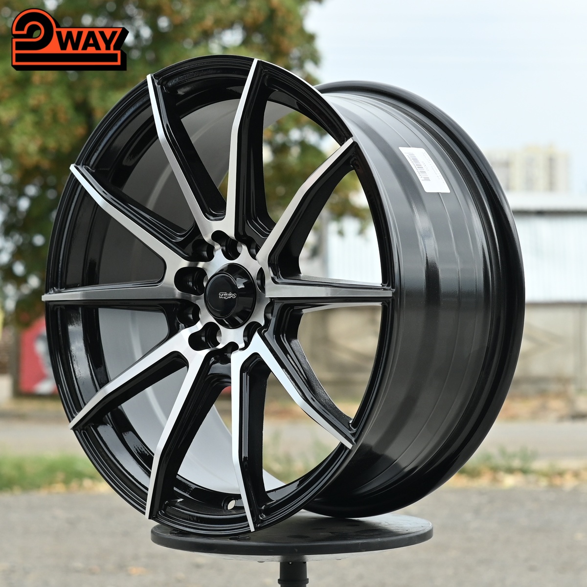 R17 Taigiro Spider 7.5J ET40 5*100/114.3 Черный ФЗ