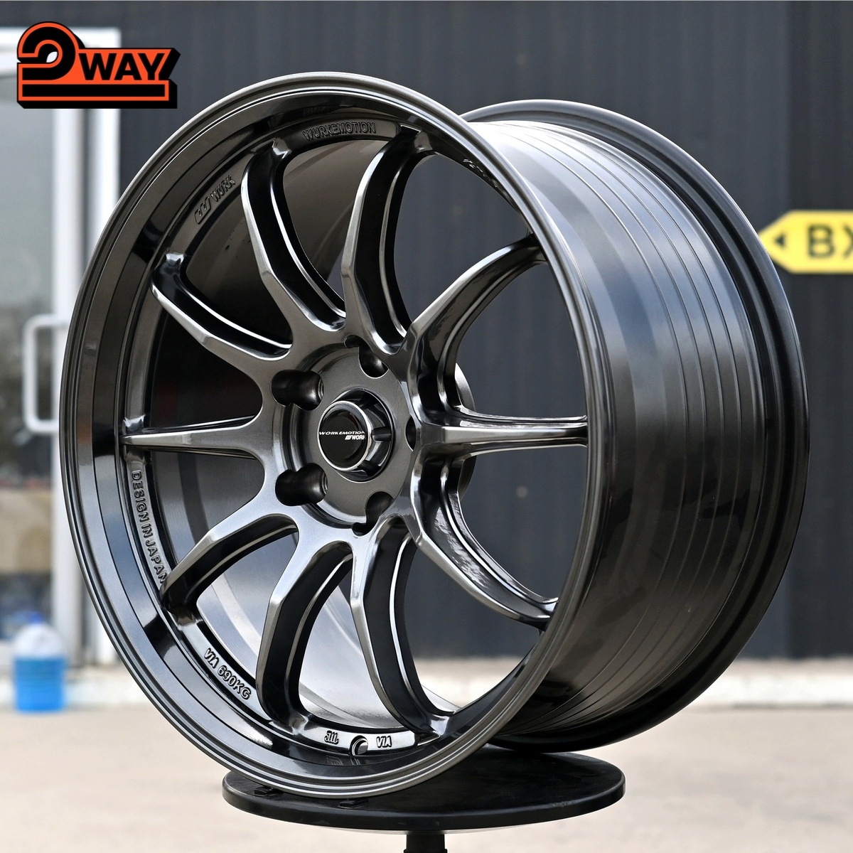 R18 Work Emotion ZR10 Стиль 9.0J ET30 5*114.3 Черный хром
