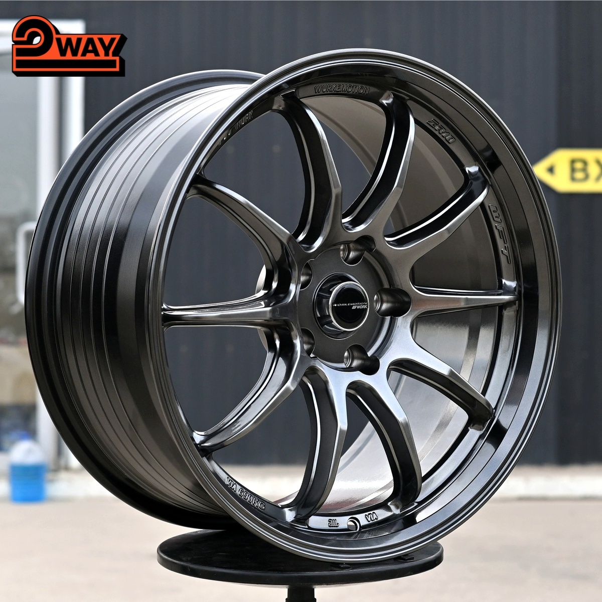 R18 Work Emotion ZR10 Стиль 9.0J ET30 5*114.3 Черный хром