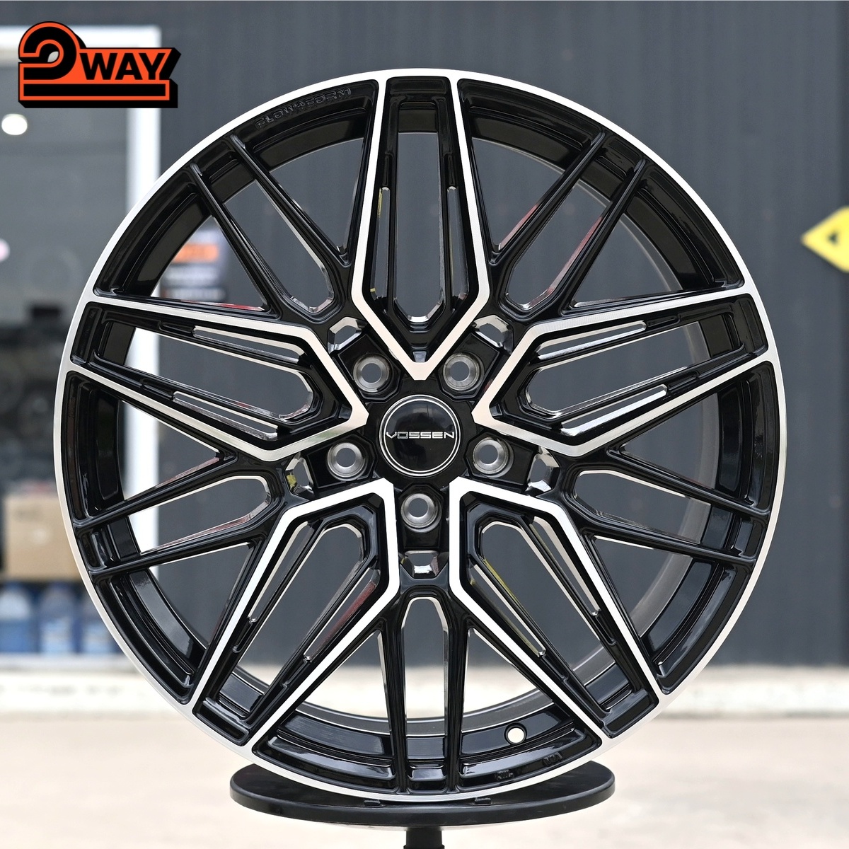R19 Vossen HF7 Стиль 9.5J ET35 5*120 Черный ФЗ
