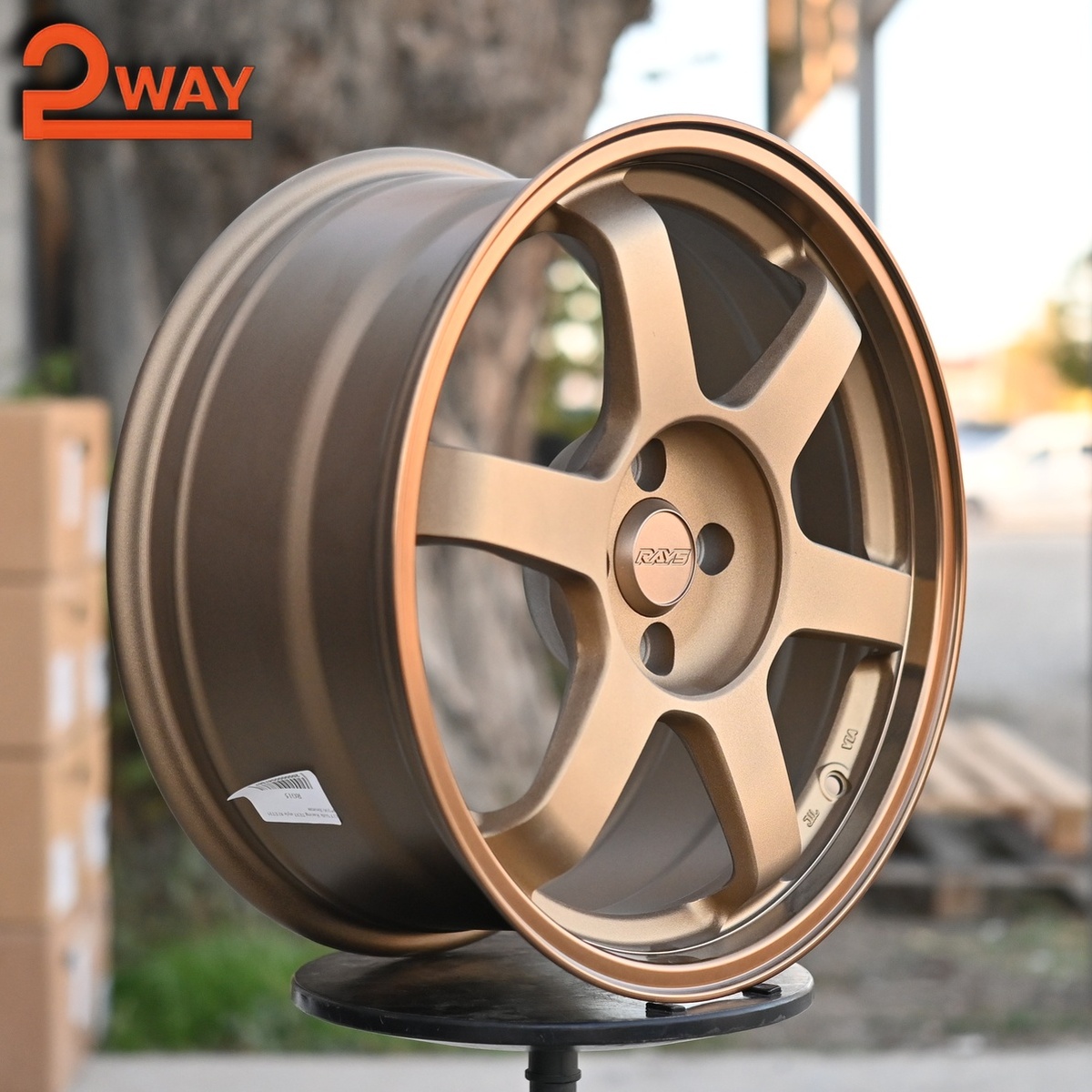 R17 Volk Racing TE37SL Стиль 8.0J ET35 4*100 Бронза