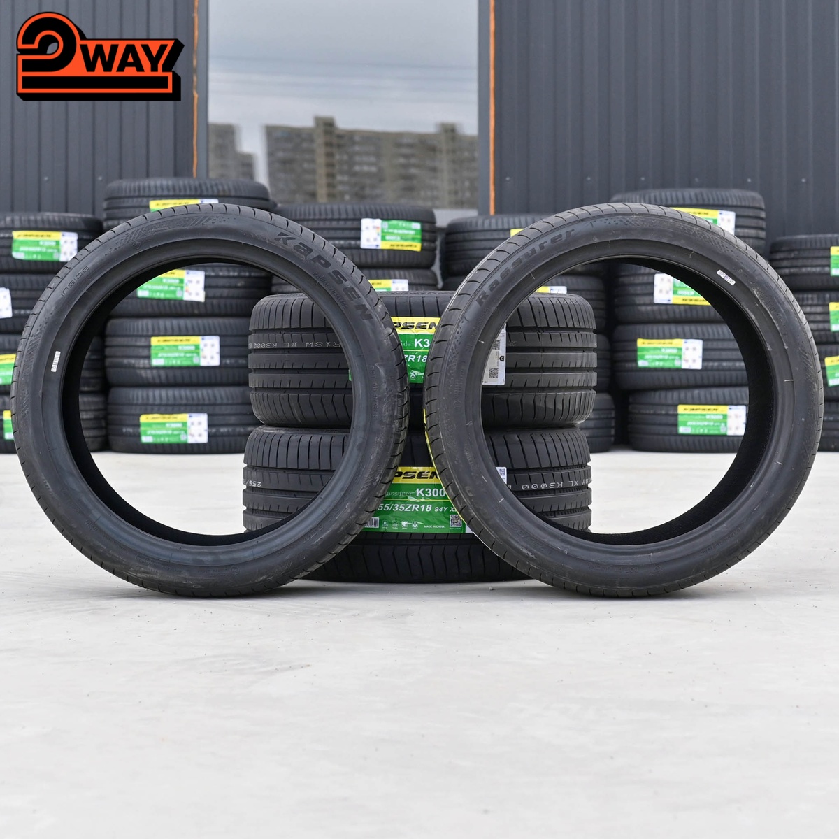 Разноширокие R18 225/40 92W XL и 255/35 94Y XL KAPSEN K3000