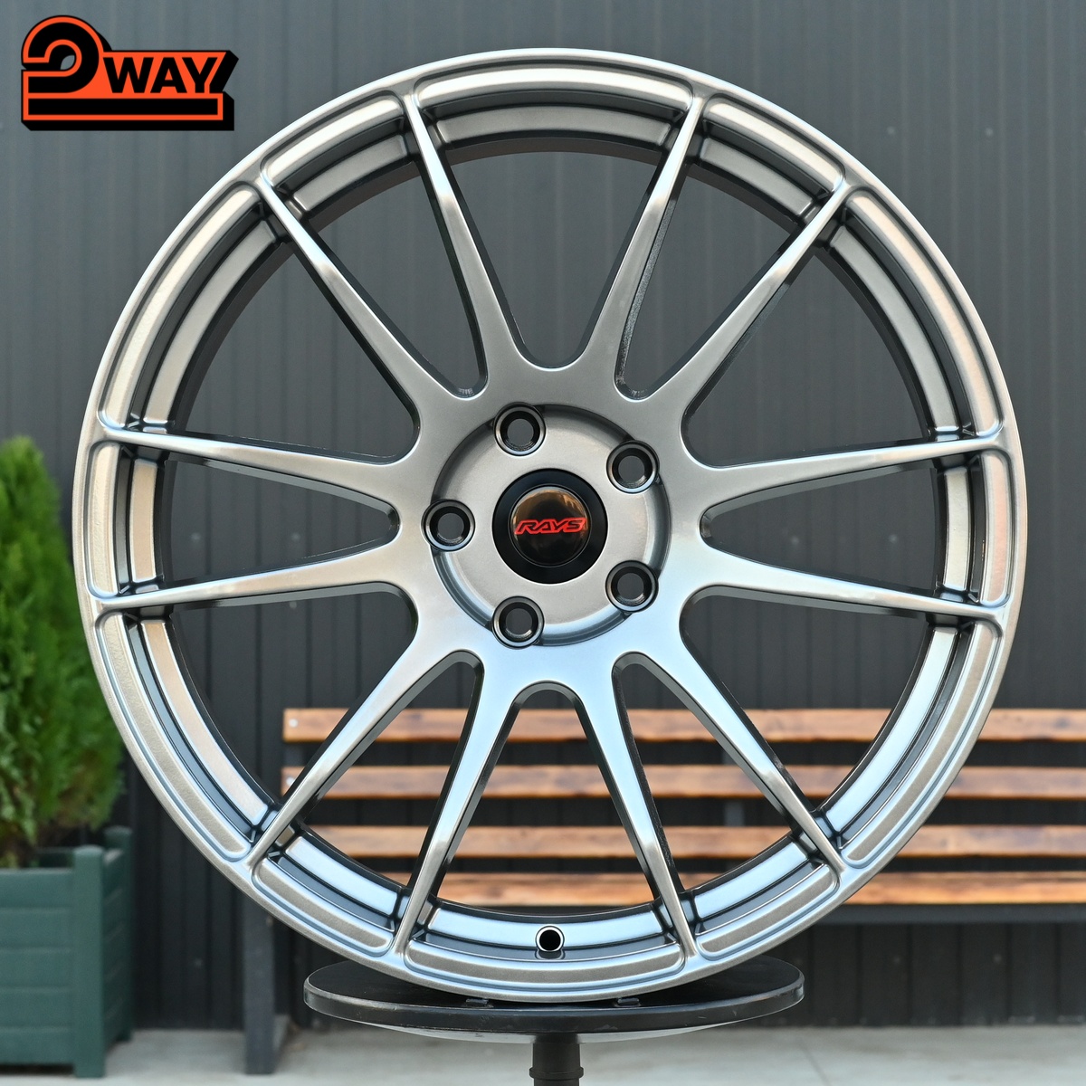 R19 Rays Gram 57Xtreme Стиль 8.5J ET35 5*114.3 Темный хром