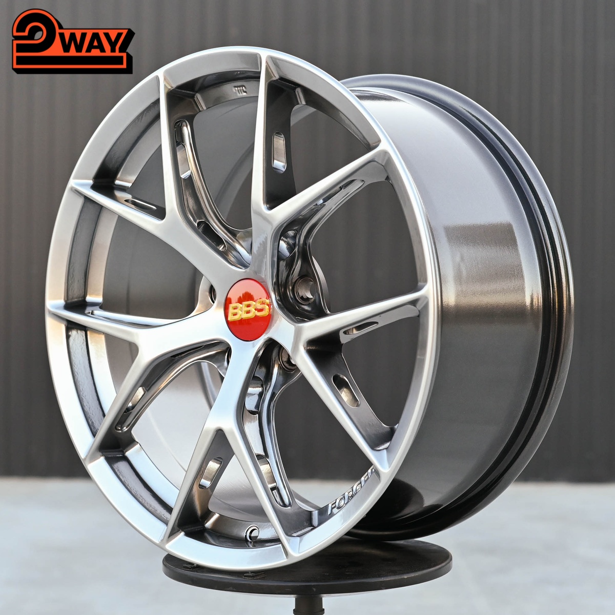 R18 BBS FI-R Стиль 8.5J ET38 5*108 Темное серебро