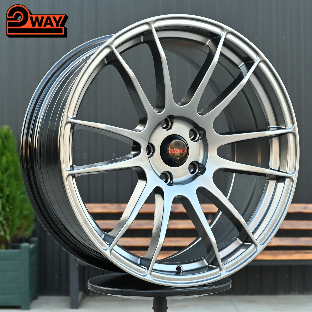 R19 Rays Gram 57Xtreme Стиль 8.5J ET35 5*114.3 Темный хром